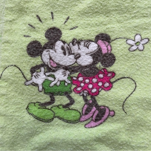 Disney Mickey and Minnie Mouse Green Sugar Mama Pajama Pants, S - Picture 3 of 8